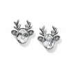 Brighton Reindeer Glitz Mini Post Earrings Fashion