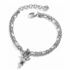 Brighton Reindeer Rock Bracelet Silver-Red Online