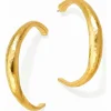 Brighton Reine Hoop Earrings BrushedGold Best