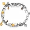 Brighton Remember Your Heart Bracelet Silver-GoldBrush Discount