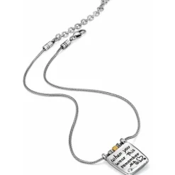 Brighton Remember Your Heart Necklace Silver-GoldBrush Best