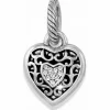 Brighton Reno Heart Charm Silver Sale