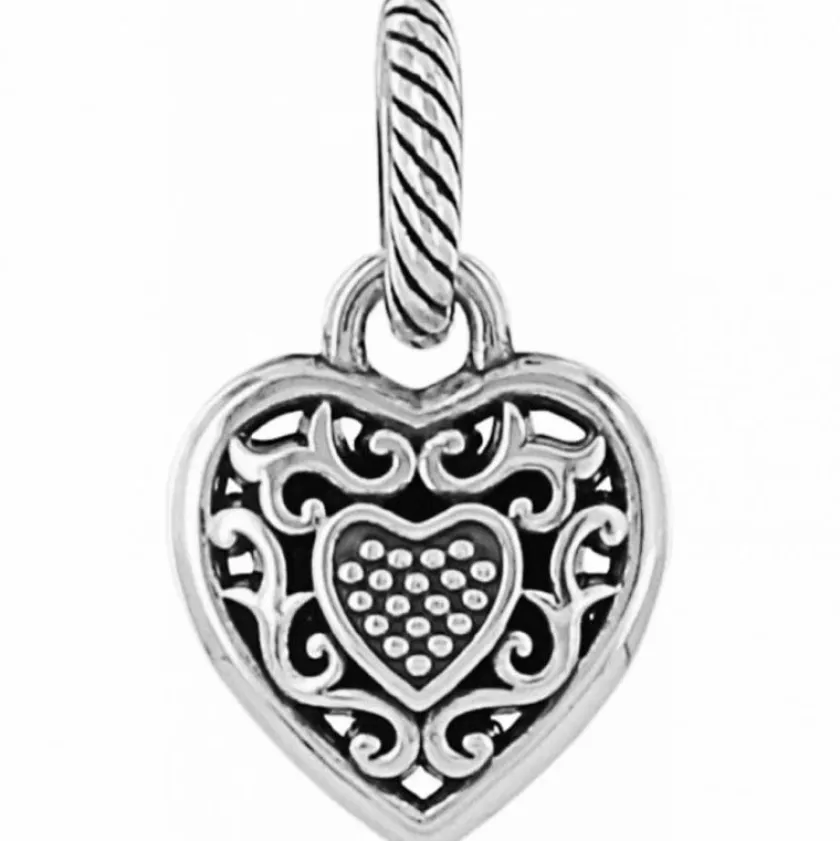 Brighton Reno Heart Charm Silver Sale