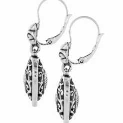 Brighton Reno Heart Leverback Earrings Silver Sale