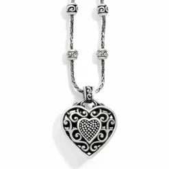 Brighton Reno Heart Necklace Silver Best