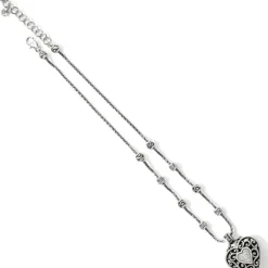 Brighton Reno Heart Necklace Silver Best