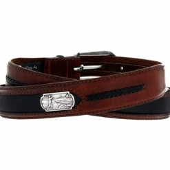 Brighton Roberts Golf Belt Brown-Black Outlet