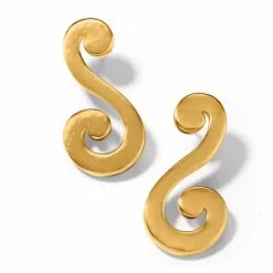 Brighton Royale Long Post Earrings Gold Outlet