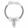 Brighton Runner's Charm Bracelet Silver New