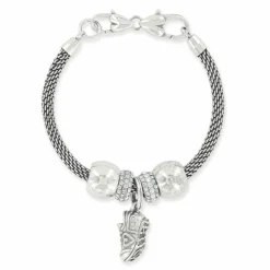 Brighton Runner's Charm Bracelet Silver New