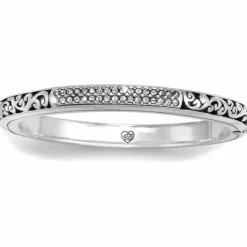 Brighton Sacred Cross Hinged Bangle Silver Clearance