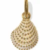 Brighton Sassy Shell Charm Gold-White Sale