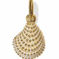 Brighton Sassy Shell Charm Gold-White Sale