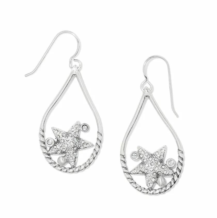Brighton Sea Dreamer French Wire Earrings Silver-Pearl Discount