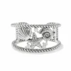 Brighton Sea Dreamer Hinged Cuff Bracelet Silver Online