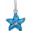 Brighton Seascape Starfish Charm Silver-Blue Hot