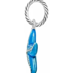 Brighton Seascape Starfish Charm Silver-Blue Hot
