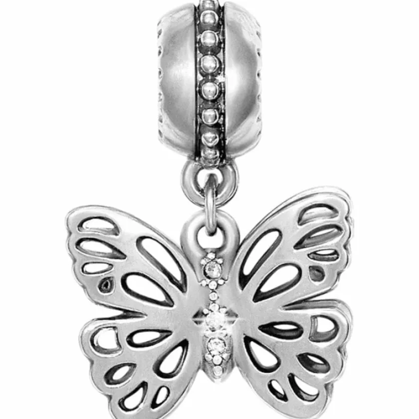 Brighton Secret Garden Butterfly Charm Silver Discount