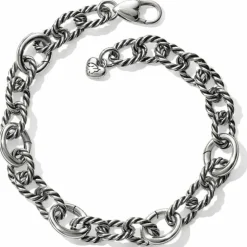 Brighton Sedona Link Charm Bracelet Silver Hot