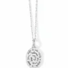 Brighton Sentiments Balance Convertible Reversible Necklace Silver Clearance