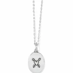 Brighton Sentiments Balance Convertible Reversible Necklace Silver Clearance