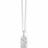 Brighton Sentiments Love Today Reversible Necklace Silver Fashion