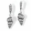 Brighton Shells Leverback Earrings Silver Discount