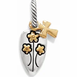 Brighton Shield Charm Silver-Gold Discount
