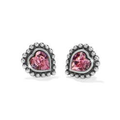 Brighton Shimmer Heart Mini Post Earrings New