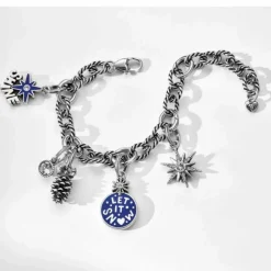 Brighton Shine Bright Charm Silver-Blue Sale