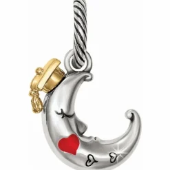 Brighton Shoot For the Moon Charm Silver-Multi Fashion