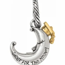 Brighton Shoot For the Moon Charm Silver-Multi Fashion