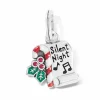 Brighton Silent Night Scroll Charm Silver-Multi Fashion