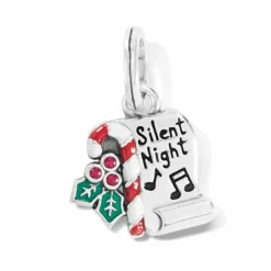 Brighton Silent Night Scroll Charm Silver-Multi Fashion