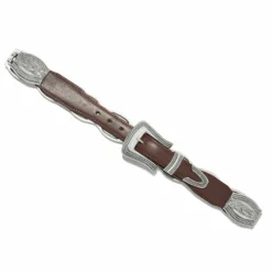 Brighton Silver Links Belt Brown Discount