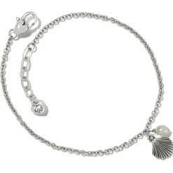 Brighton Silver Shells Anklet Silver-Pearl New