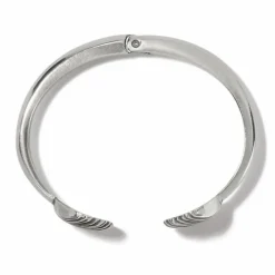 Brighton Shells Hinged Bangle Silver New