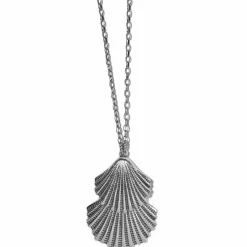 Brighton Shells Two Tier Necklace Silver Discount