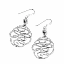 Brighton Skribbel French Wire Earrings Silver Online