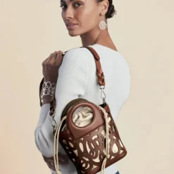Brighton Skribbel Small Tote Cognac Clearance