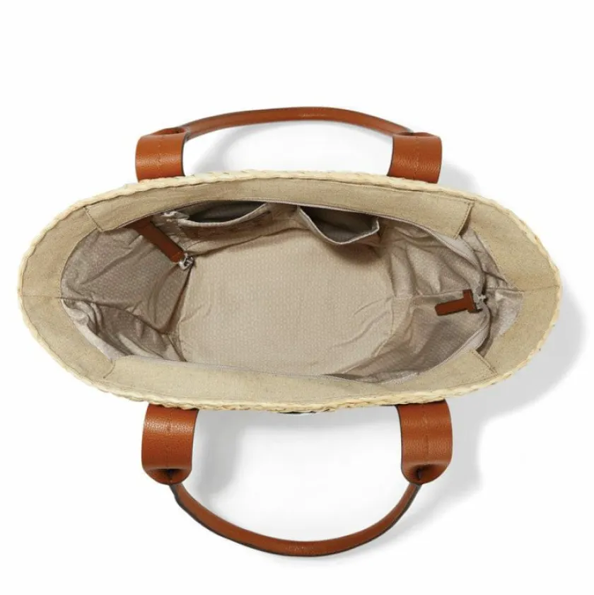 Brighton Skylar Large Straw Tote Luggage-Natural Hot
