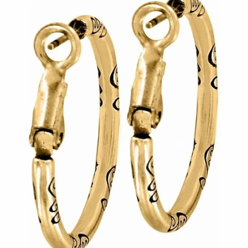 Brighton Small Hoop Charm Earrings Outlet