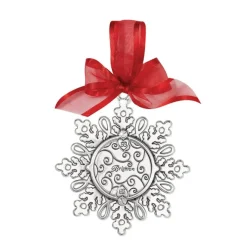 Brighton Snowflake Photo Delight Ornament Silver Hot