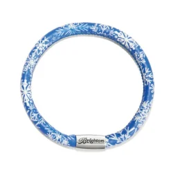 Brighton Snowflakes Woodstock Bracelet Blue Best