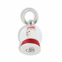 Brighton Snowglobe Snow Man Charm Silver-Multi Outlet