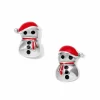 Brighton Snowman Mini Post Earrings Silver-Red Online