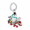 Brighton Snowman Sleigh Charm Silver-Multi Sale
