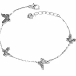 Brighton Solstice Butterfly Anklet Silver Sale