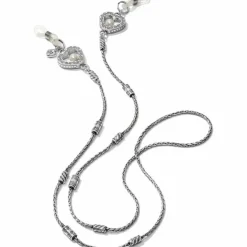 Brighton Sorority Row Eyeglass Chain Silver-Pearl Hot
