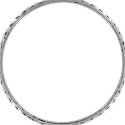 Brighton Southwest Dream Plaza Flat Rope Bangle Silver Hot